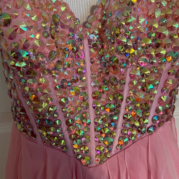 Authentic Vienna Prom Dress Size 0 - Picture 3 of 4